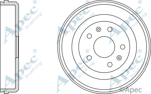 APEC BRAKING Bremžu trumulis DRM9914